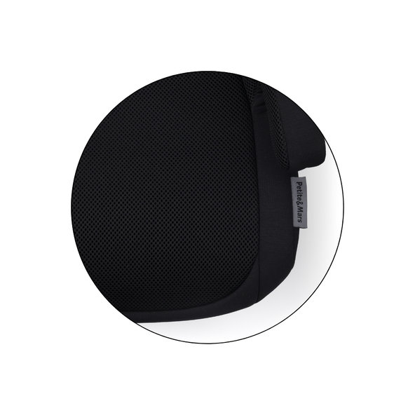 PETITE&MARS Podsedák Optimus Pro i-Size Air Coal Black 125-150 cm