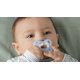CHICCO PhysioForma Dual Soft silikónový cumlík modrý 0–2 m 1 ks