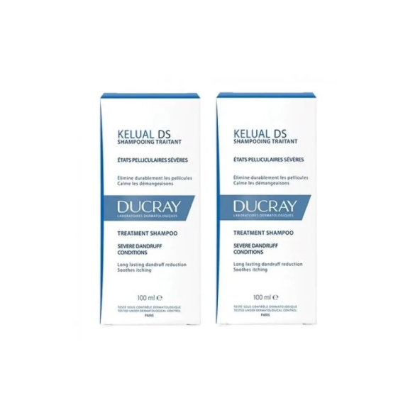 DUCRAY KELUAL DS ošetrujúci šampón 2x100ml