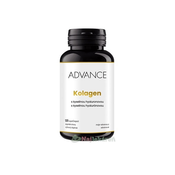 ADVANCE Kolagén s kyselinou hyalurónovou 120 kapsúl
