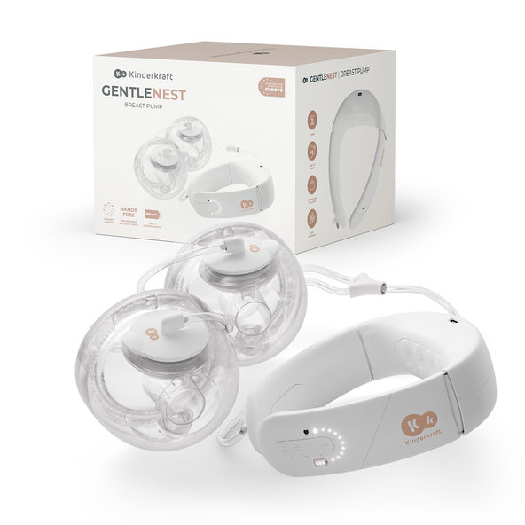 KINDERKRAFT Gentleneste Double hands-free odsávačka mlieka