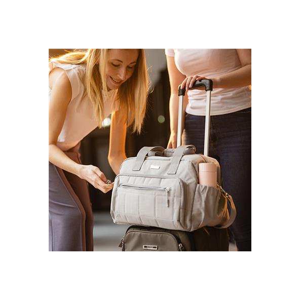 BABYONO Taška prebaľovacia cestovná grey