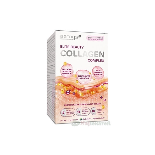 Barny's ELITE BEAUTY COLLAGEN COMPLEX vrecúška 30ks
