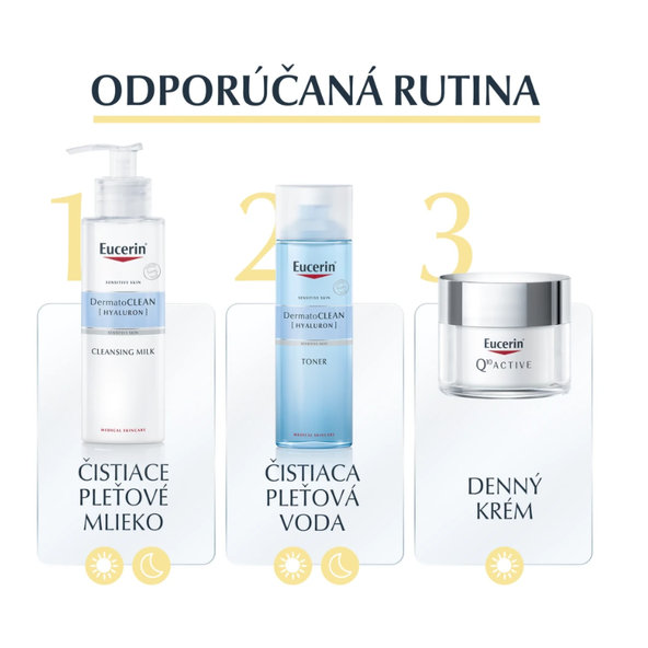 Eucerin Q10 ACTIVE Vyhladzujúci denný krém proti vráskam 50ml
