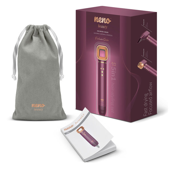 NENO Beauty Profesionálny fén s ionizáciou a kulmou Vio