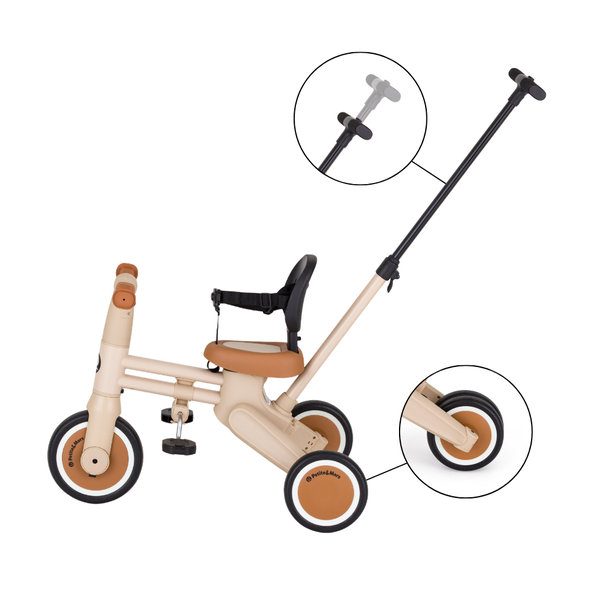 PETITE&MARS Trojkolka multifunkčná 4v1 Drift Desert Sand