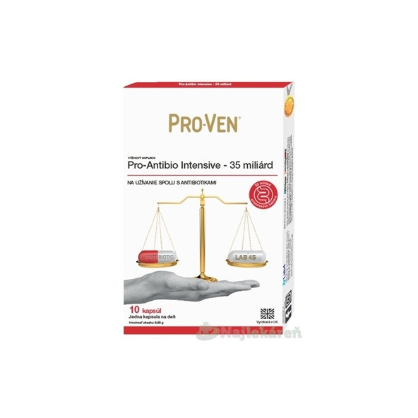 Pro-Ven Pro-Antibio Intensive 35 miliárd 10 kapsúl