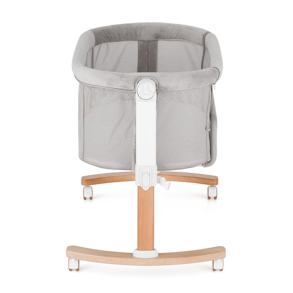 PETITE&MARS Glory 2v1 polohovateľná postieľka s kolískou Mocha Beige