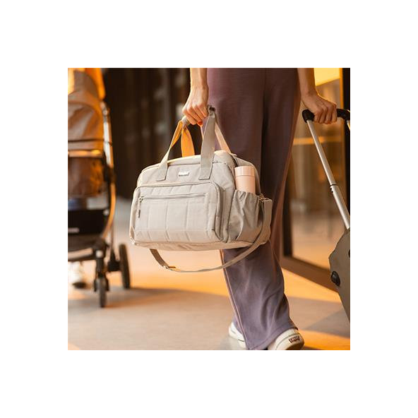 BABYONO Taška prebaľovacia cestovná grey