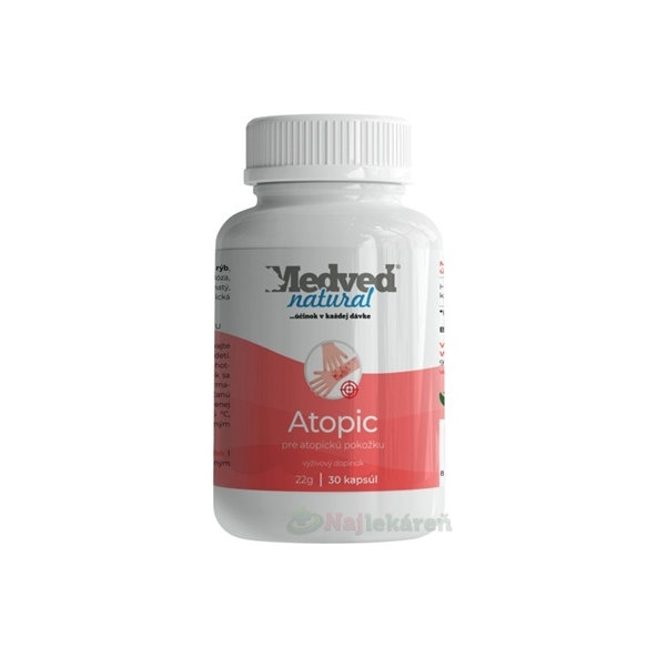 Medveď natural Atopic 30 kapsúl
