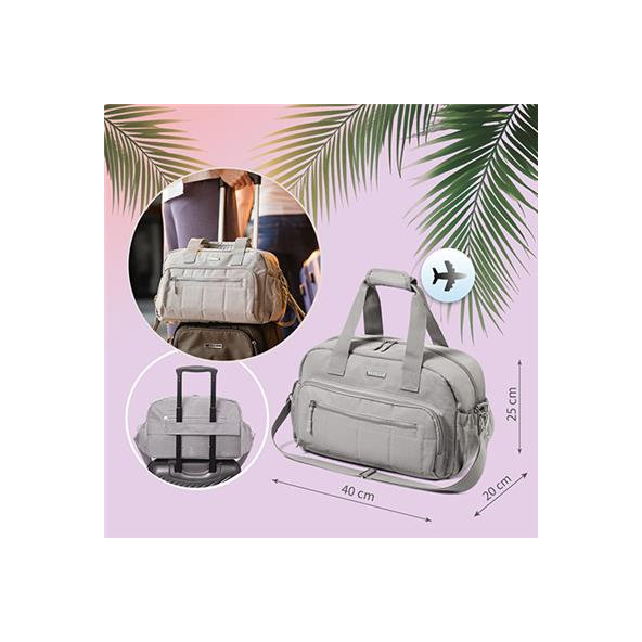 BABYONO Taška prebaľovacia cestovná grey