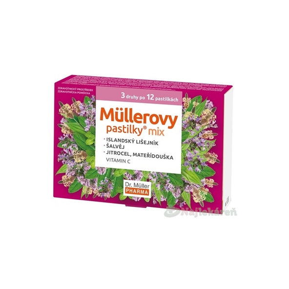 Müllerove pastilky MIX 36ks