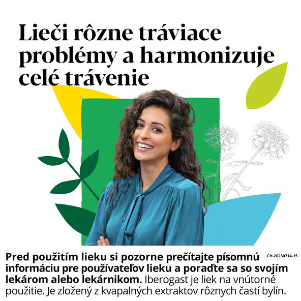 Iberogast na liečbu žalúdočno-črevných ochorení 50ml