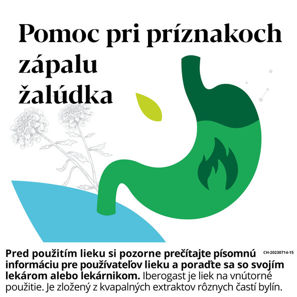 Iberogast na liečbu žalúdočno-črevných ochorení 100ml