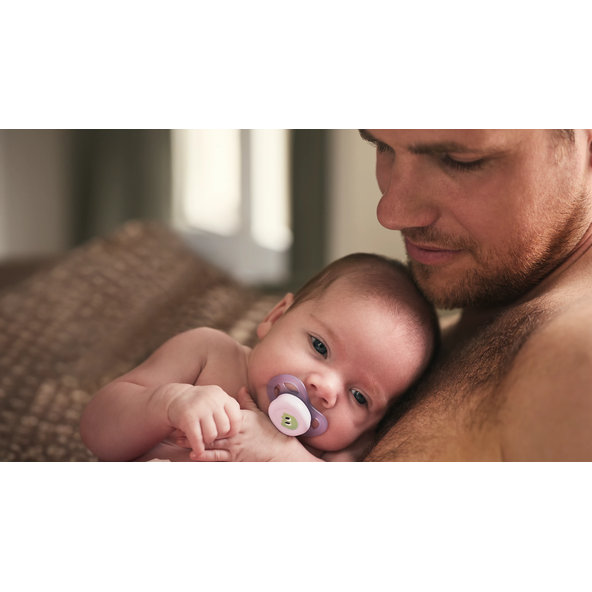 Philips AVENT Cumlík Ultra start s obrázkom dievča 0-2 m 2 ks