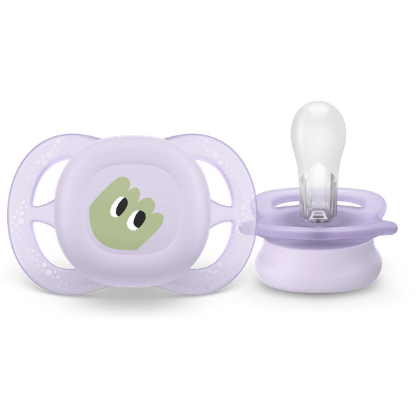Philips AVENT Cumlík Ultra start s obrázkom dievča 0-2 m 2 ks
