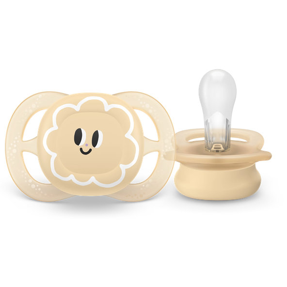 Philips AVENT Cumlík Ultra start s obrázkom dievča 0-2 m 2 ks