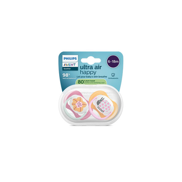 Philips AVENT CUMLÍK Ultra air happy 6-18 m dievča 2 ks