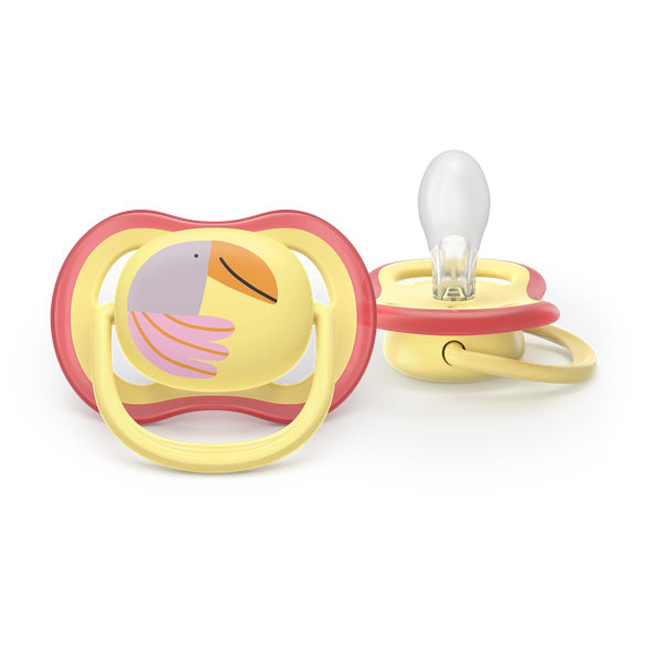 Philips AVENT Cumlík Ultra air s obrázkom 0-6 m fialový/žltý 2ks