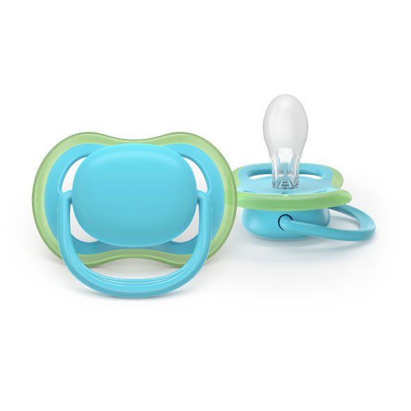 Philips AVENT Cumlík Ultra air 6-18 m modrý/zelený 2ks