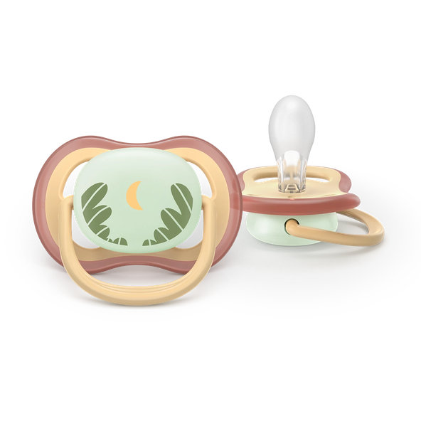 Philips AVENT Cumlík Ultra air s obrázkom nočný 0-6 m neutral 2ks