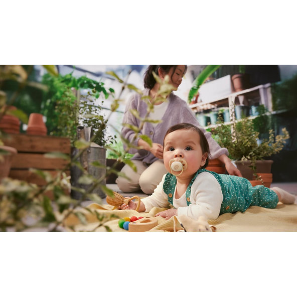 Philips AVENT Cumlík Ultra soft s obrázkom nočný neutral 6-18 m 2 ks
