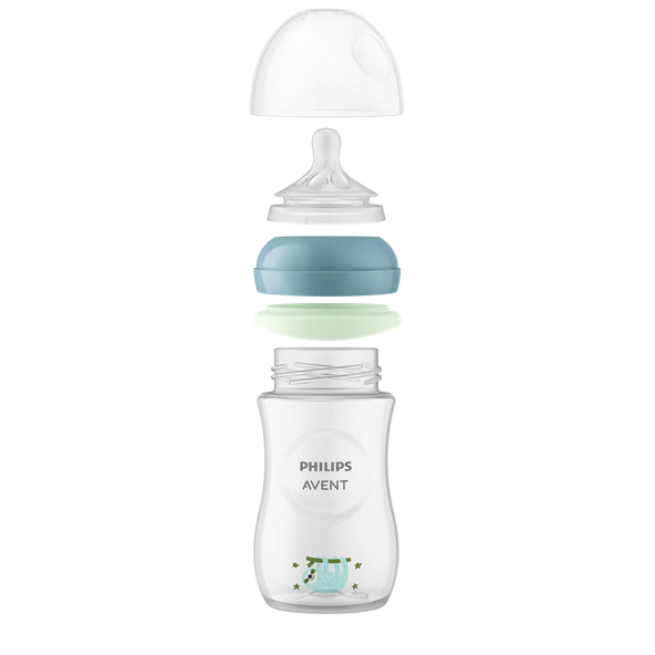 Philips AVENT FĽAŠA Natural Response Glow nočná 260 ml 3-6 m 1 ks