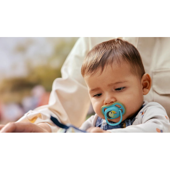 Philips AVENT Cumlík Ultra air s obrázkom 6-18 m modrý/zelený 2ks