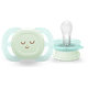 Philips AVENT Cumlík Ultra start s obrázkom nočný chlapec 0-2 m 2 ks