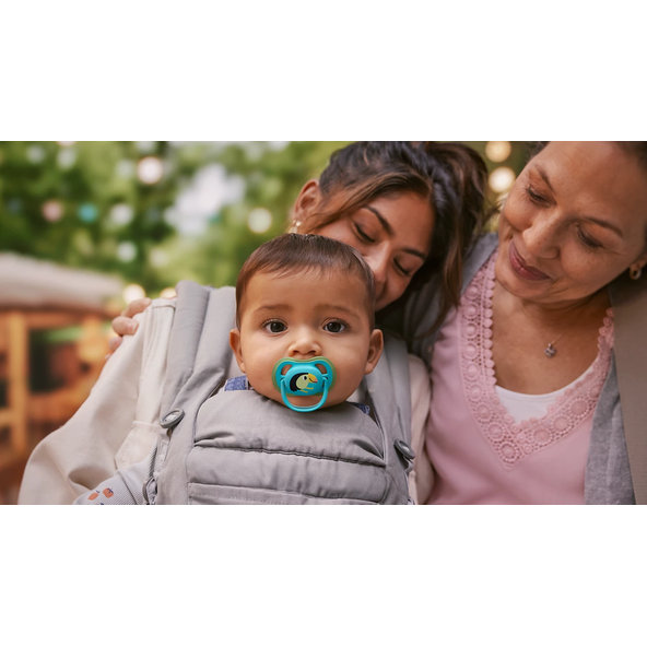 Philips AVENT Cumlík Ultra air s obrázkom 6-18 m modrý/zelený 2ks