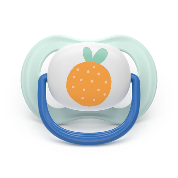 Philips AVENT Cumlík Ultra air s obrázkom 0-6 m modrý/zelený 2ks