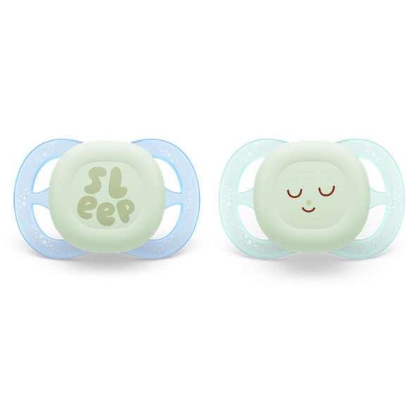 Philips AVENT Cumlík Ultra start s obrázkom nočný chlapec 0-2 m 2 ks