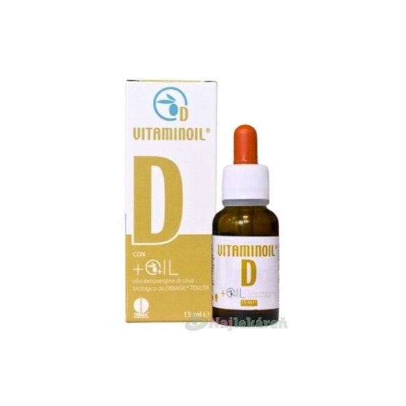 VITAMINOIL D vitamín D3 kvapky 15 ml