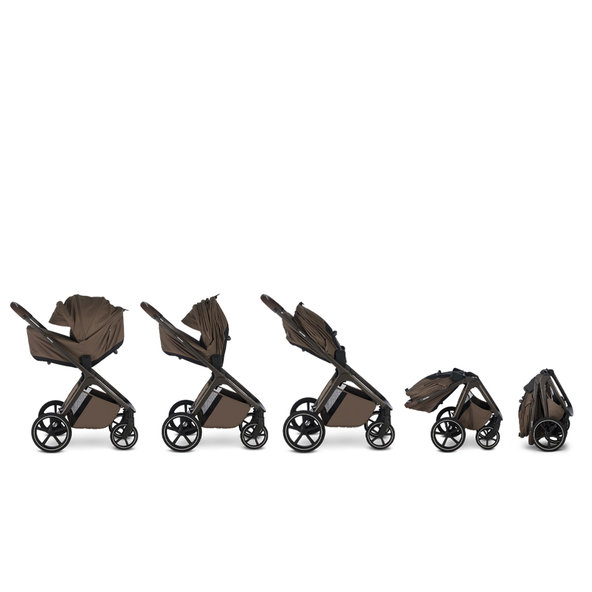 EASYWALKER Zoey Go kombinovaný kočík Chestnut Brown