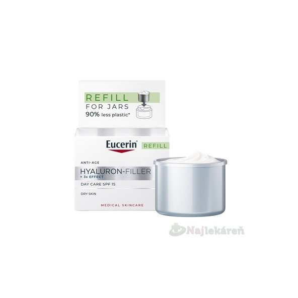 Eucerin HYALURON-FILLER+3xEFFECT Denný krém REFILL 50ml