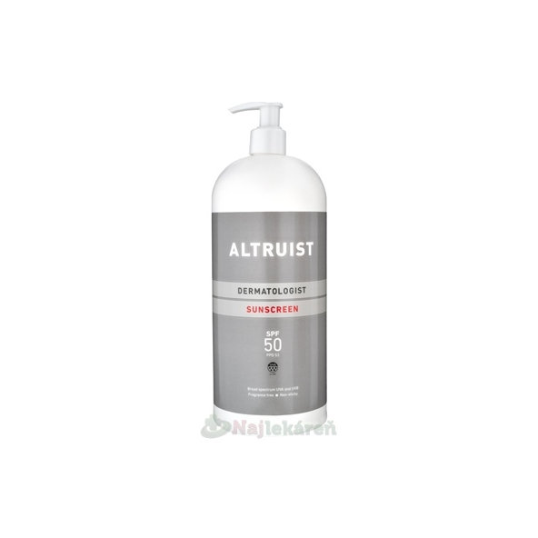 Altruist Opaľovací krém SPF 50 1000 ml