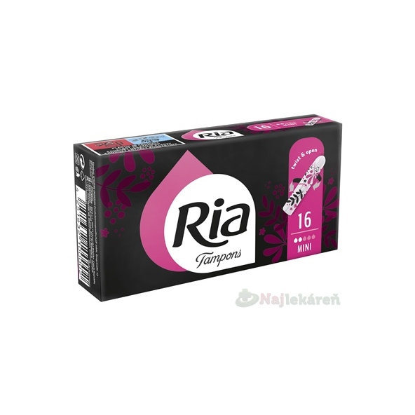 RIA Tampons MINI hygienické tampóny 16 ks