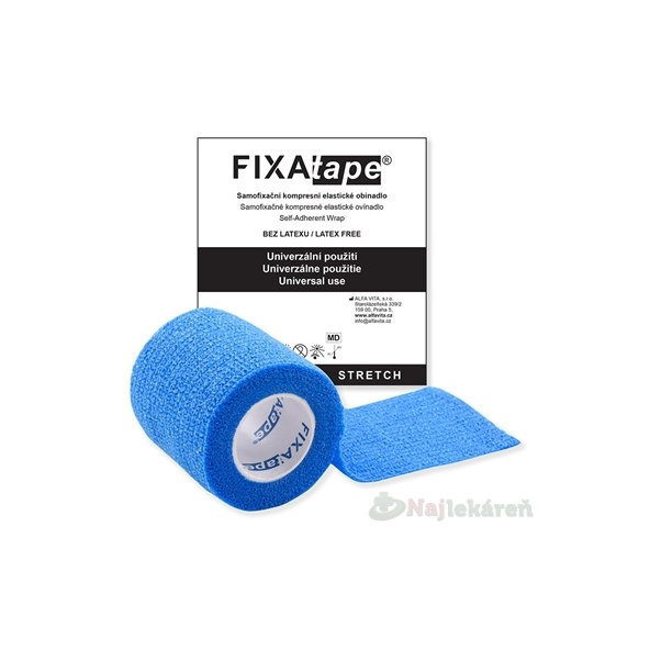 FIXAtape STRETCH Samofixačné ovínadlo modré 5cm x 450 cm 1 ks