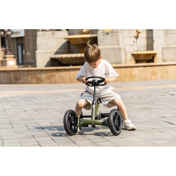QPLAY Go Kart štvorkolka Army Green do 25 kg