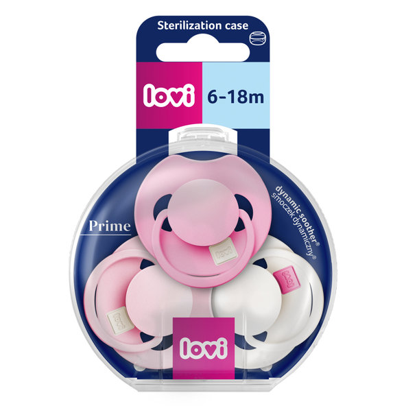 LOVI Prime Tutti Frutti Cumlík Dynamic Peony Pink 18+ m 3 ks