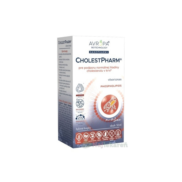 Avropa CholestPharm bylinné kvapky 50 ml