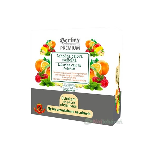 HERBEX Lahodná čajová nádielka vrecká 4x10ks