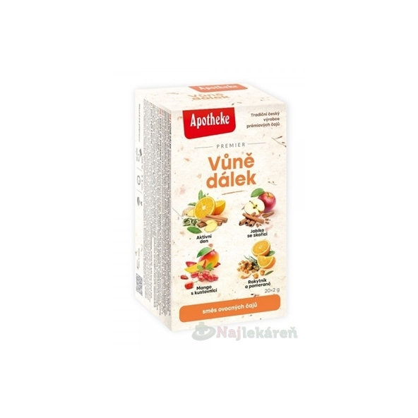 APOTHEKE PREMIER Vôňa diaľok ovocný čaj 20 x2g