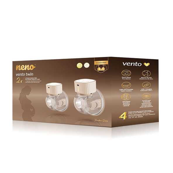 NENO Odsávačka materského mlieka duo elektrická Vento Twin