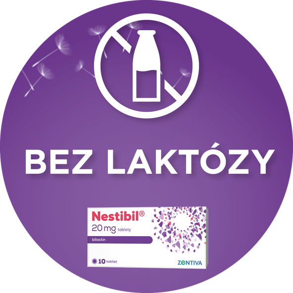 Nestibil na zmiernenie príznakov alergie 20mg/10tbl