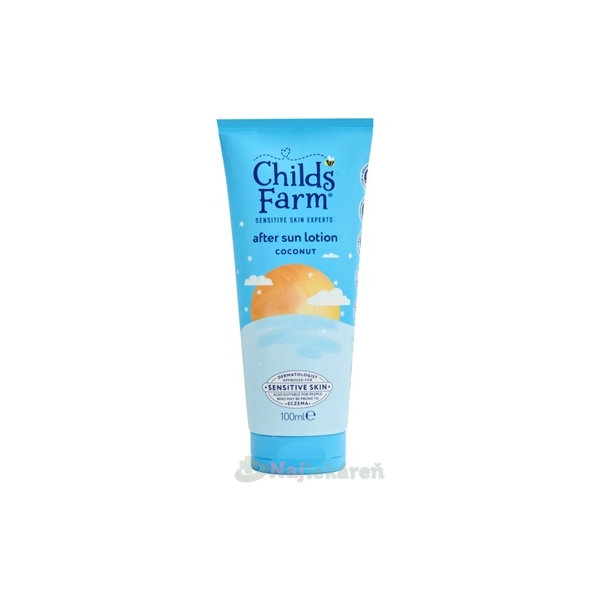 Childs Farm after sun lotion mlieko po opaľovaní s kokosom 100 ml