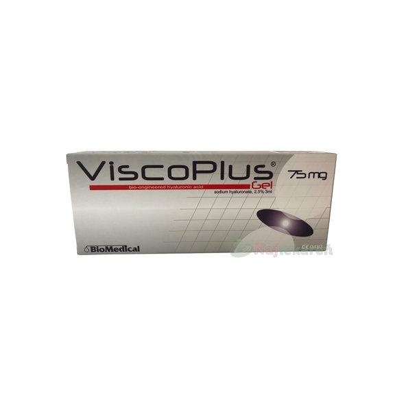 ViscoPlus Gel 2,5 % hyaluronát sodný 3 ml