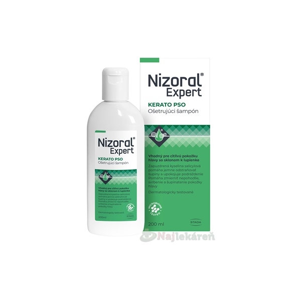 Nizoral Expert KERATO PSO ošetrujúci šampón 200 ml