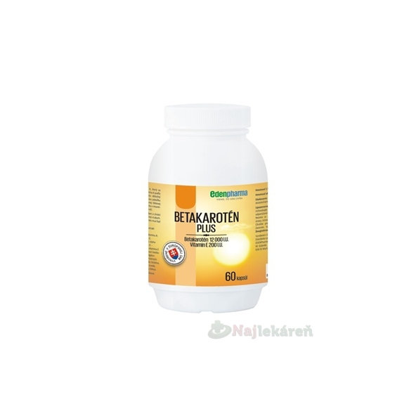 EDENPharma BETAKAROTÉN PLUS 60 kapsúl
