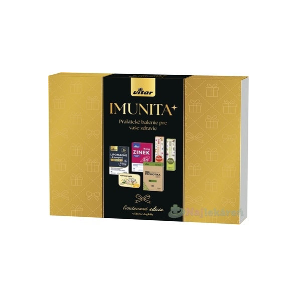 VITAR Box Imunita+ B-komplex + zinok + energit zázvor + probiotika + vitamín C + multivitamín
